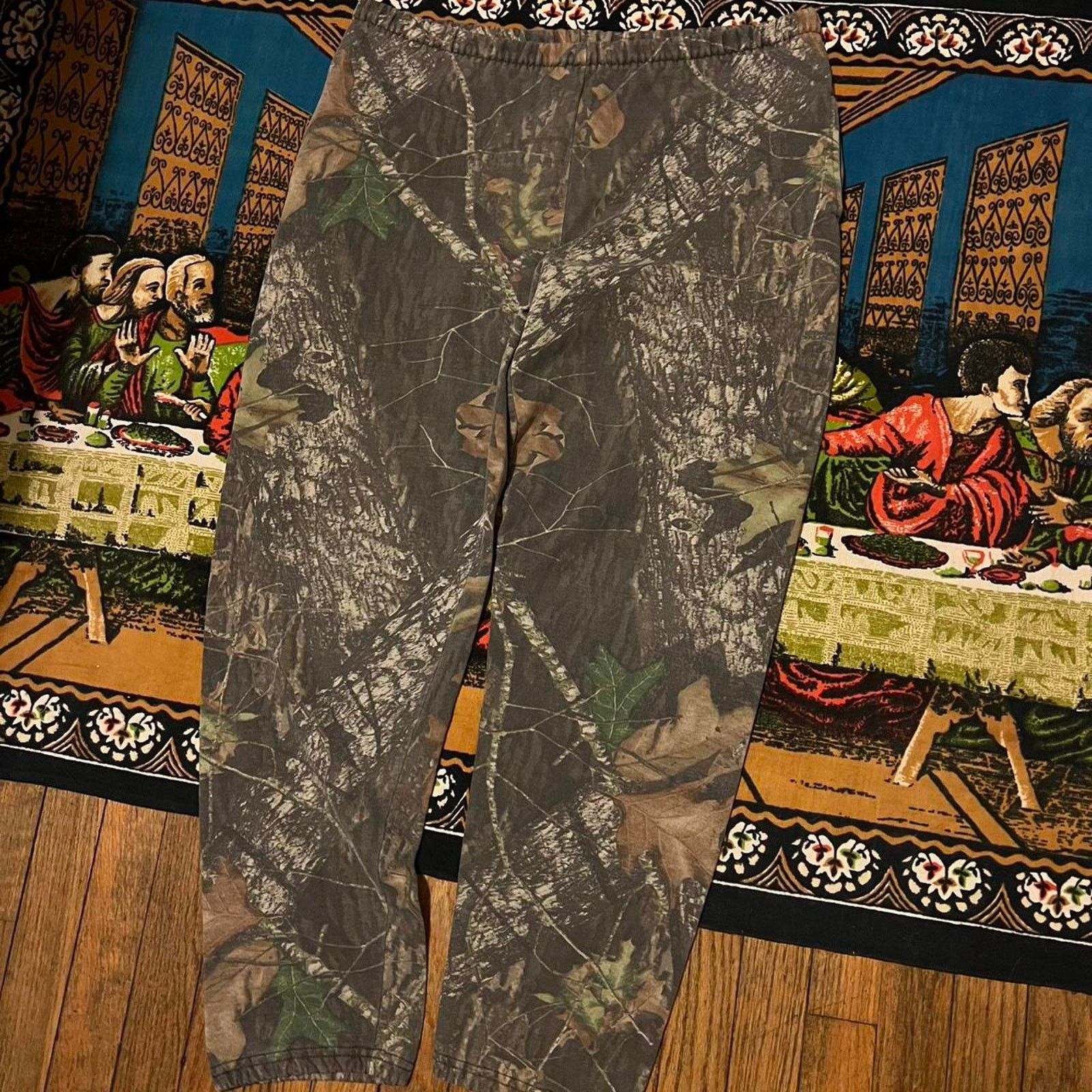Carhartt × Jerzees × Realtree Mens realtreee camo sweatpants baggy y2k wide leg jerzees Size US 32 / EU 48 - 3 Thumbnail