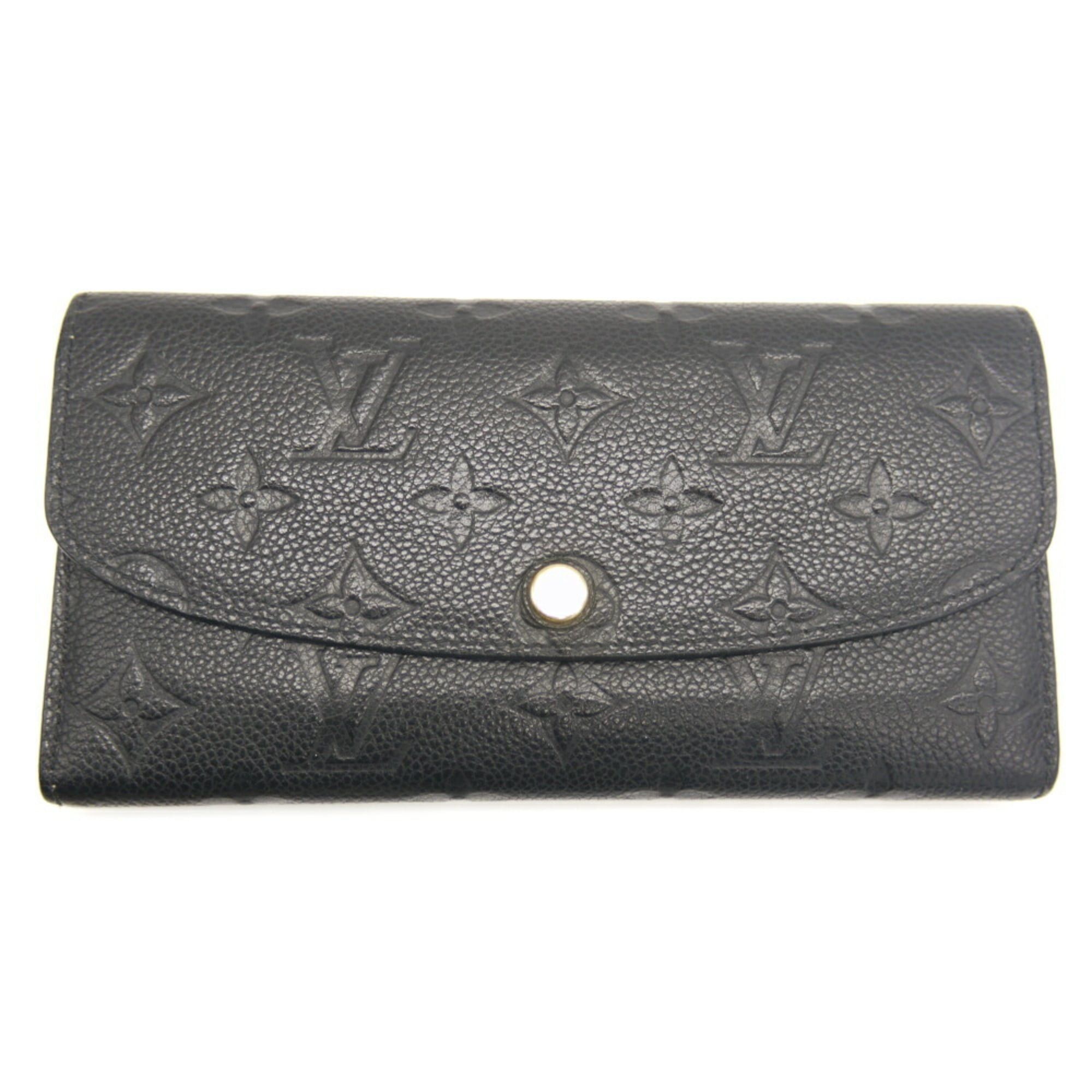 Louis Vuitton Louis Vuitton Portefeuille Emilie Long Wallet Monogram Empreinte Noir M62369 Size ONE SIZE - 1 Thumbnail