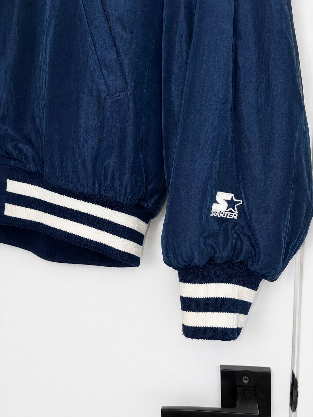 Starter Vintage Yankees Bomber Jacket Starter Diamond Collection Size US L / EU 52-54 / 3 - 3 Thumbnail