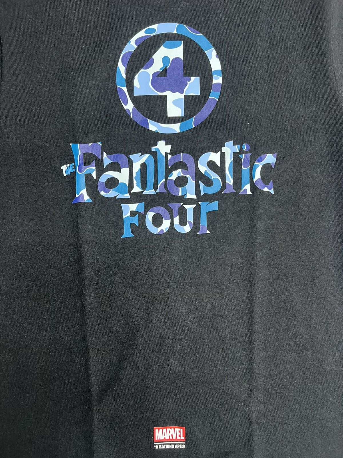 Bape × Marvel Comics Bape x Marvel Fantastic 4 Logo T-Shirt Size US L / EU 52-54 / 3 - 2 Thumbnail