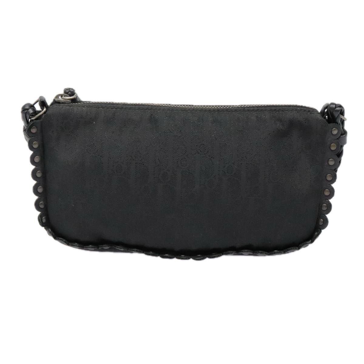 Dior Trotter Black Canvas Shoulder Bag (Pre-Owned) Size ONE SIZE - 1 Thumbnail