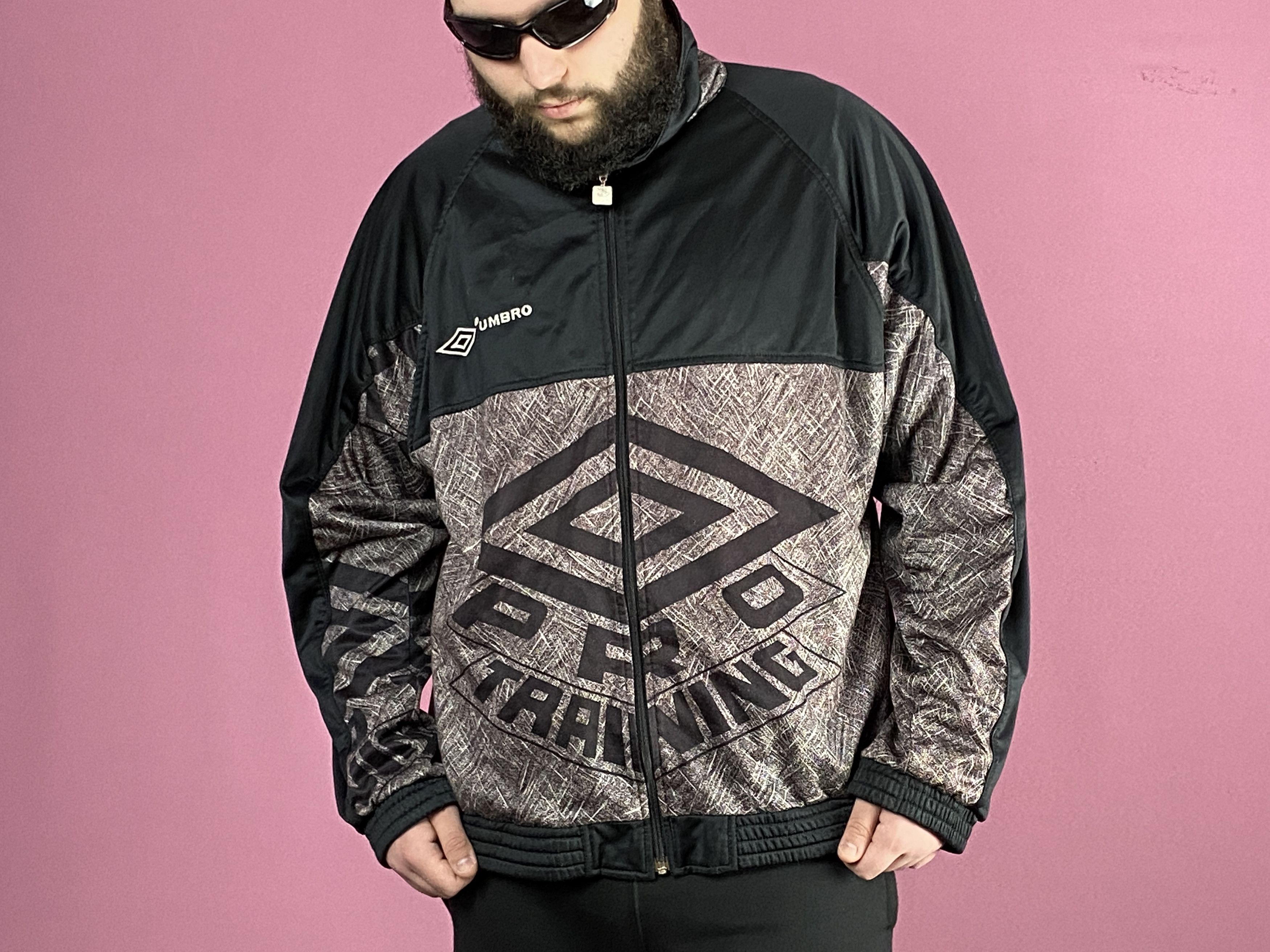 Umbro Umbro Vintage Men's Track Jacket - Size XL / 7 Sport Jacket Size US L / EU 52-54 / 3 - 4 Thumbnail
