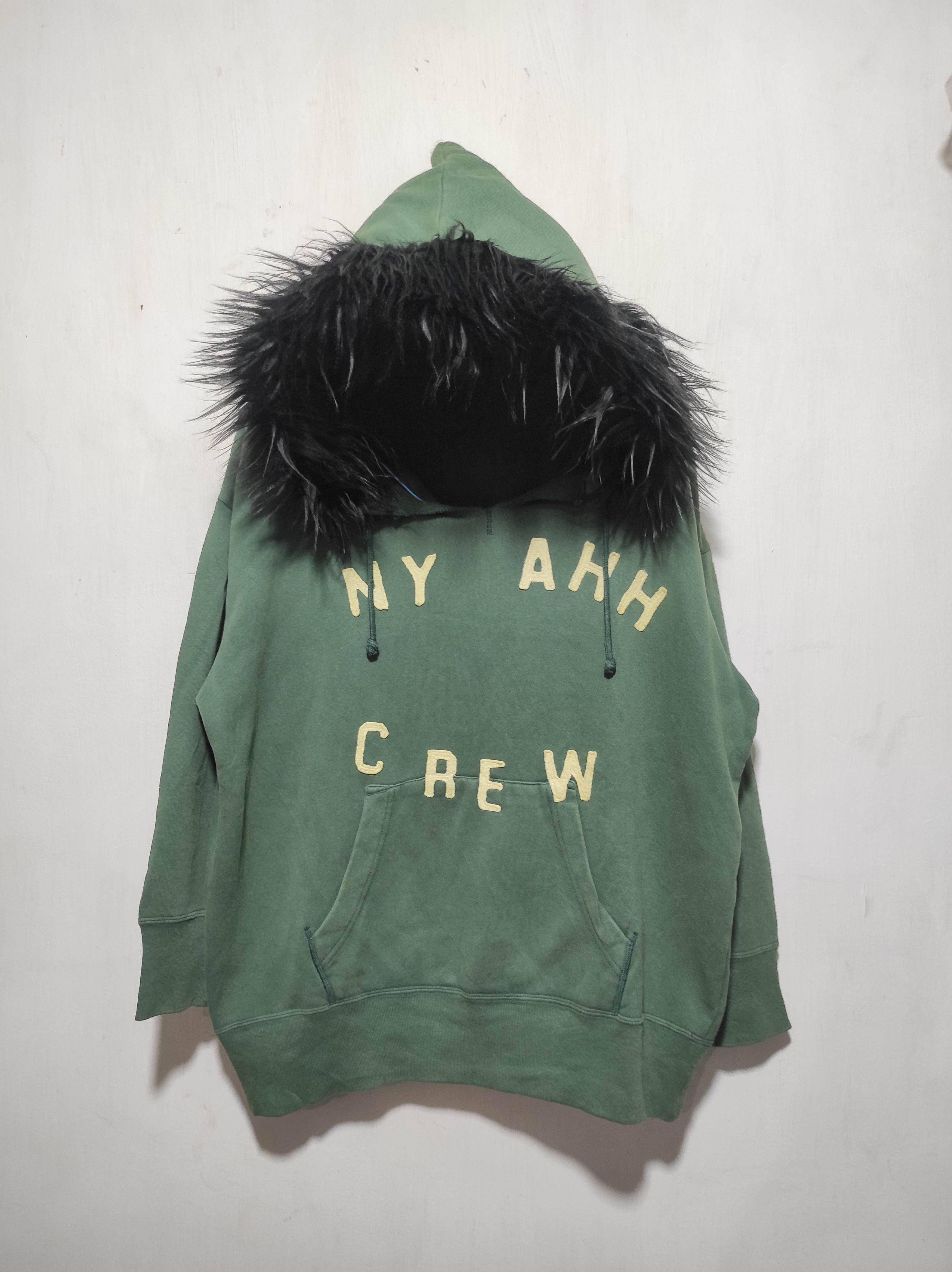 Japanese Brand NY AHH Crew fur hoodie ifsix LGB style Size US M / EU 48-50 / 2 - 2 Thumbnail
