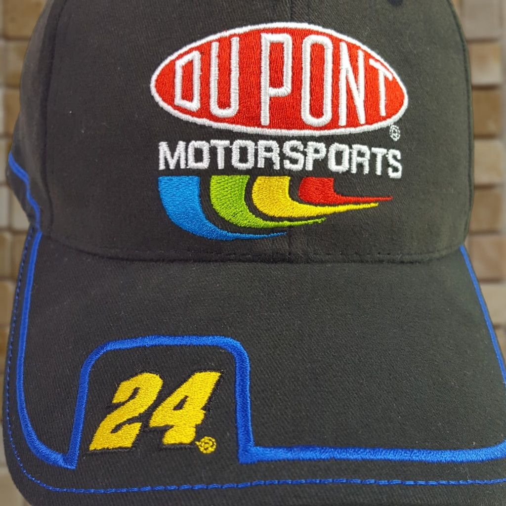 NASCAR VINTAGE Faded Jeff Gordon NASCAR Black Grunge Snapback Hat Adjustable Baseball Cap Size ONE SIZE - 1 Thumbnail