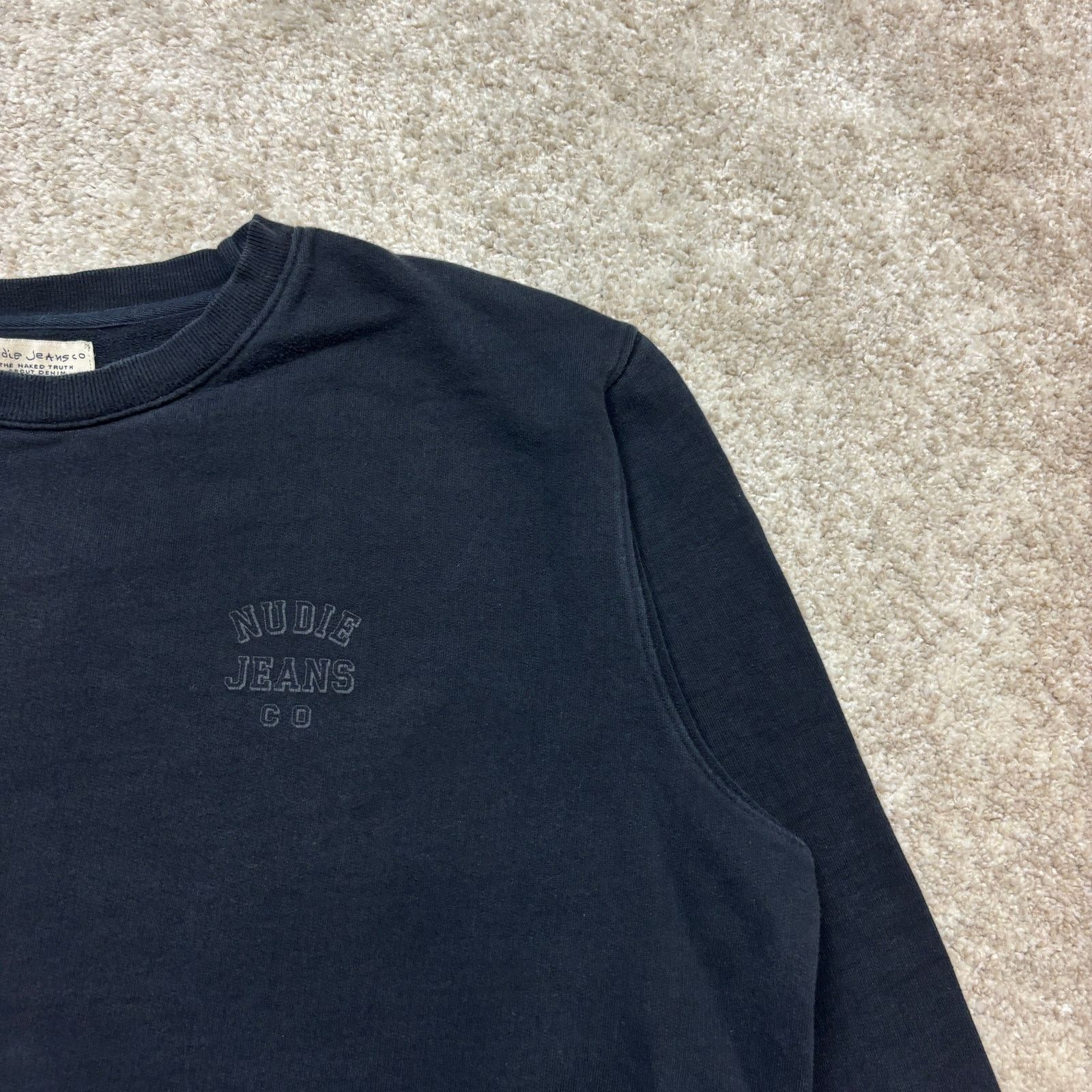 Nudie Jeans Nudie Jeans Co Frasse Logo Crew Pullover Sweatshirt Men's XL Size US XL / EU 56 / 4 - 2 Thumbnail