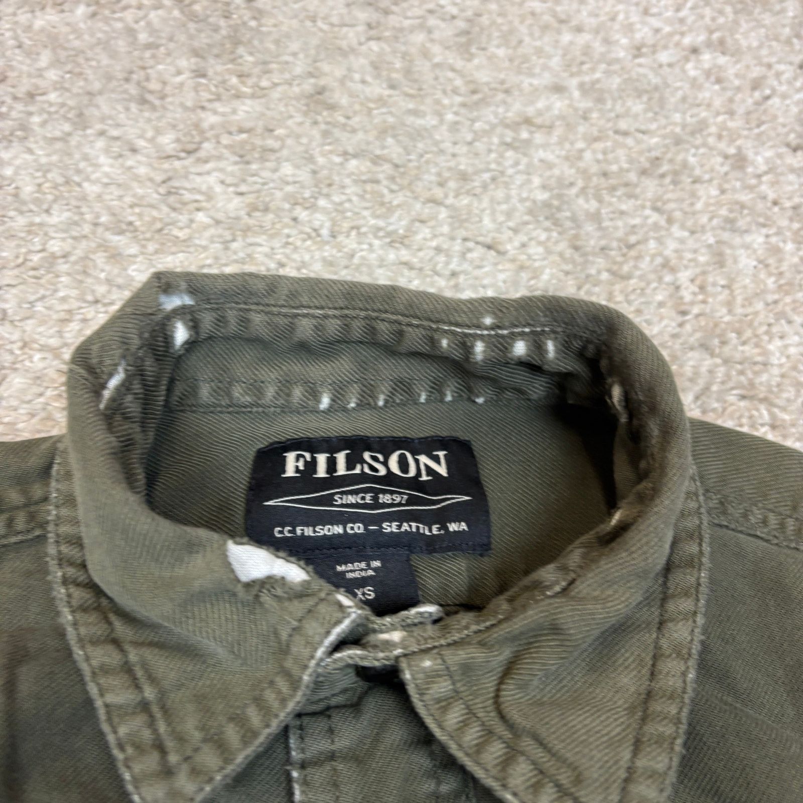 Filson Filson Lightweight Alaskan Guide Shirt Men's XS Distressed Size US XS / EU 42 / 0 - 9 Thumbnail