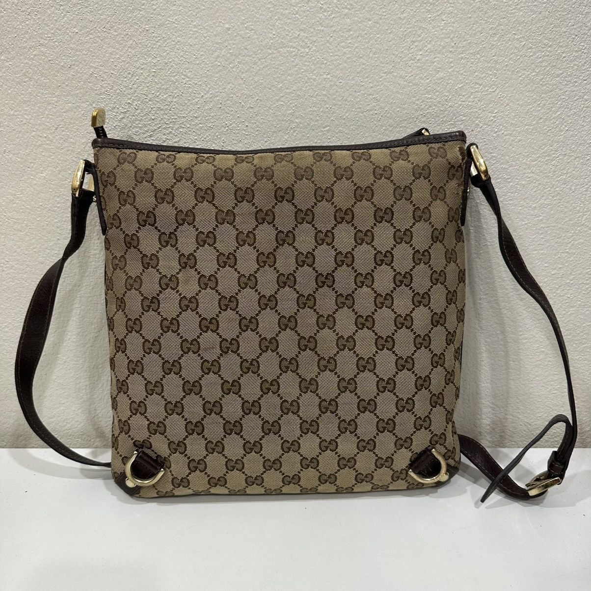 Gucci ‼️LASTDROP‼️GUCCI ABBEY CROSSBODY BAG D RING MONOGRAM CANVAS 7 Size ONE SIZE - 3 Thumbnail