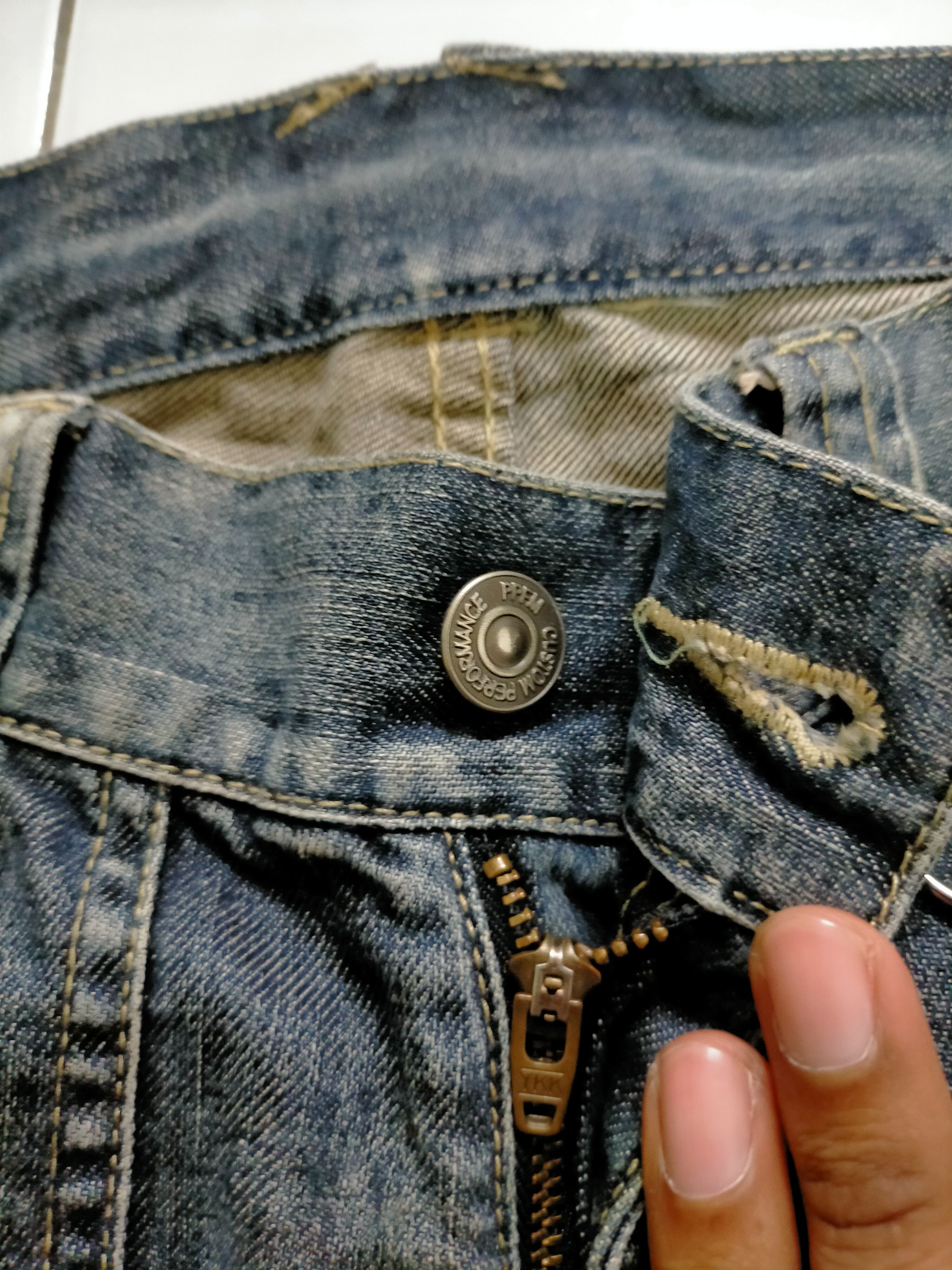 Japanese Brand × PPFM PPFM Mudwash Curved in Legs Denim Jeans Pant Size US 32 / EU 48 - 8 Thumbnail