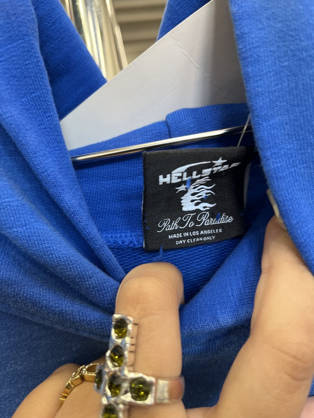HELLSTAR Yoga Hoodie Blue Size US XXL / EU 58 / 5 - 4 Thumbnail