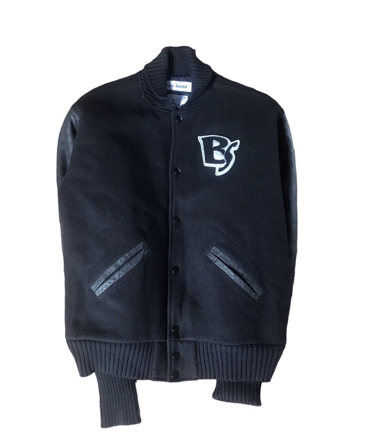 Other 🔥🔥🔥Vtg Wool Varsity sleeve leather Jacket Size US M / EU 48-50 / 2 - 7 Thumbnail