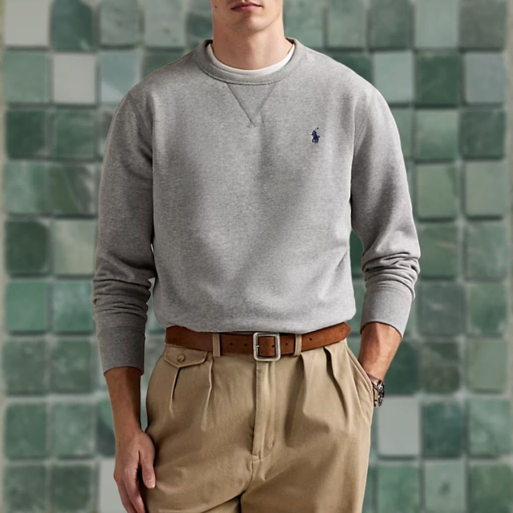Polo Ralph Lauren Polo Ralph Lauren The RL Fleece Sweatshirt Men 3XLT Tall Heather Grey Pony NWT Size US XXL / EU 58 / 5 - 1 Thumbnail