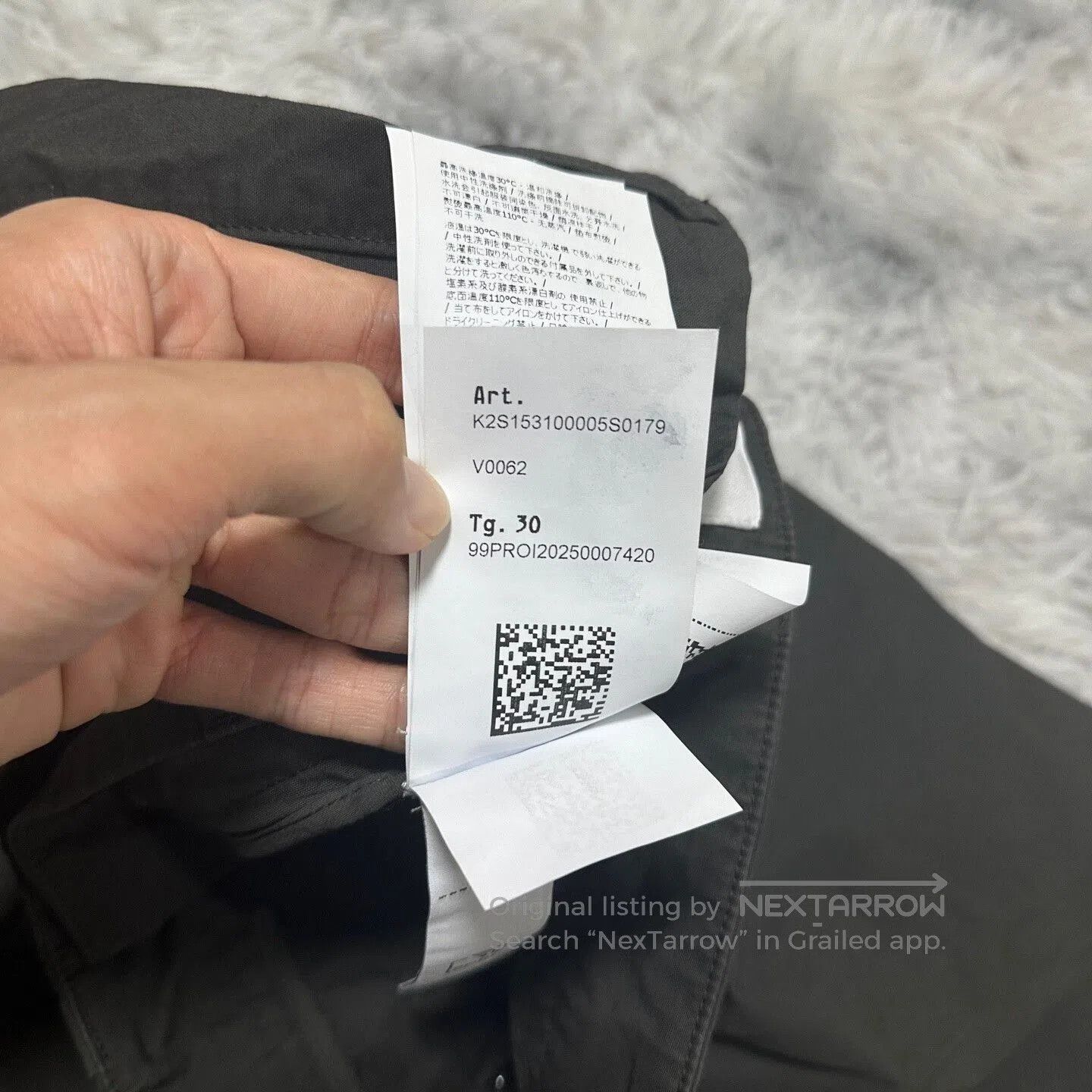 Stone Island Stone Island Canvas Straight-Leg Pants 25FW. Size US 30 / EU 46 - 8 Thumbnail