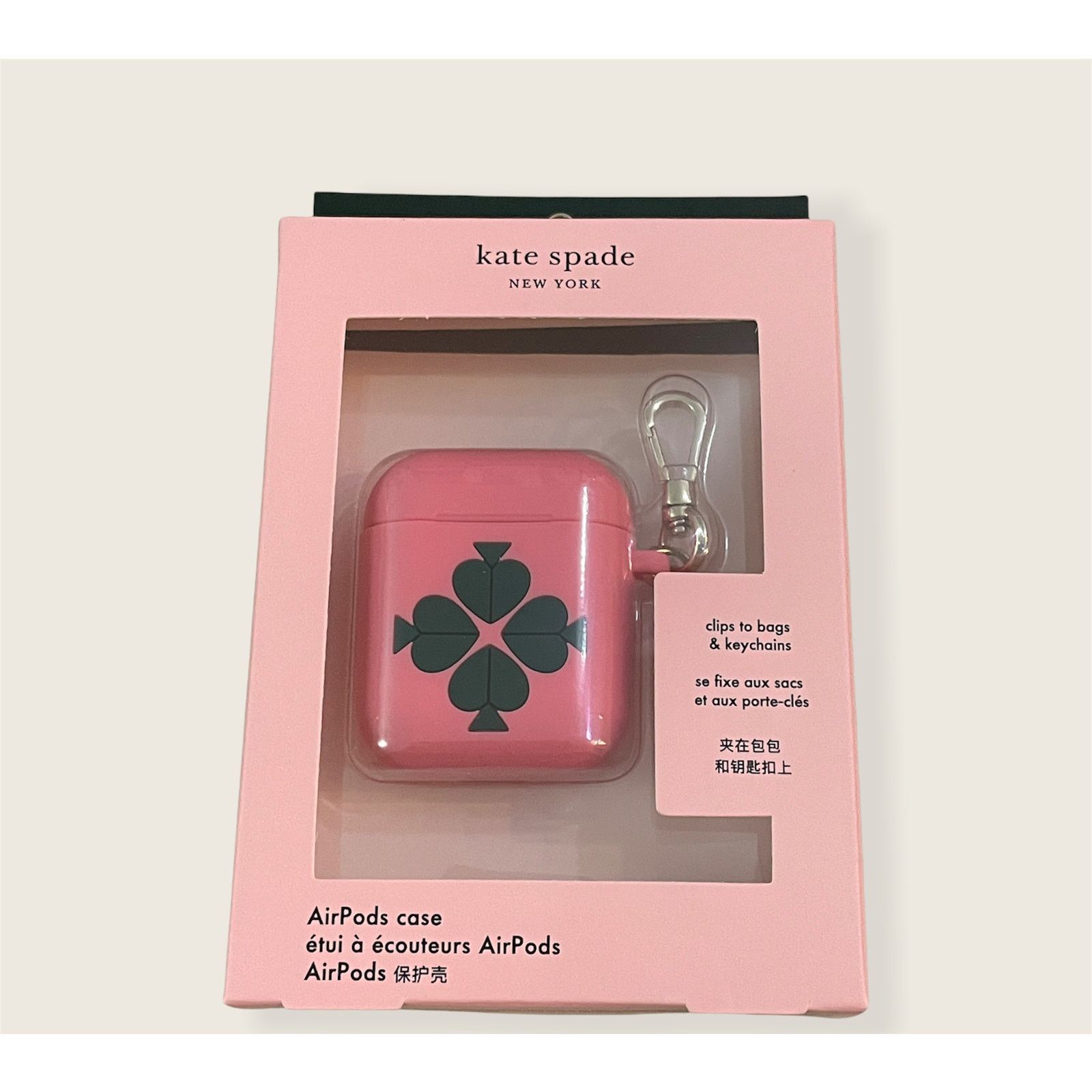 Kate Spade Kate Spade silicone airpods case pink new Size ONE SIZE - 3 Thumbnail