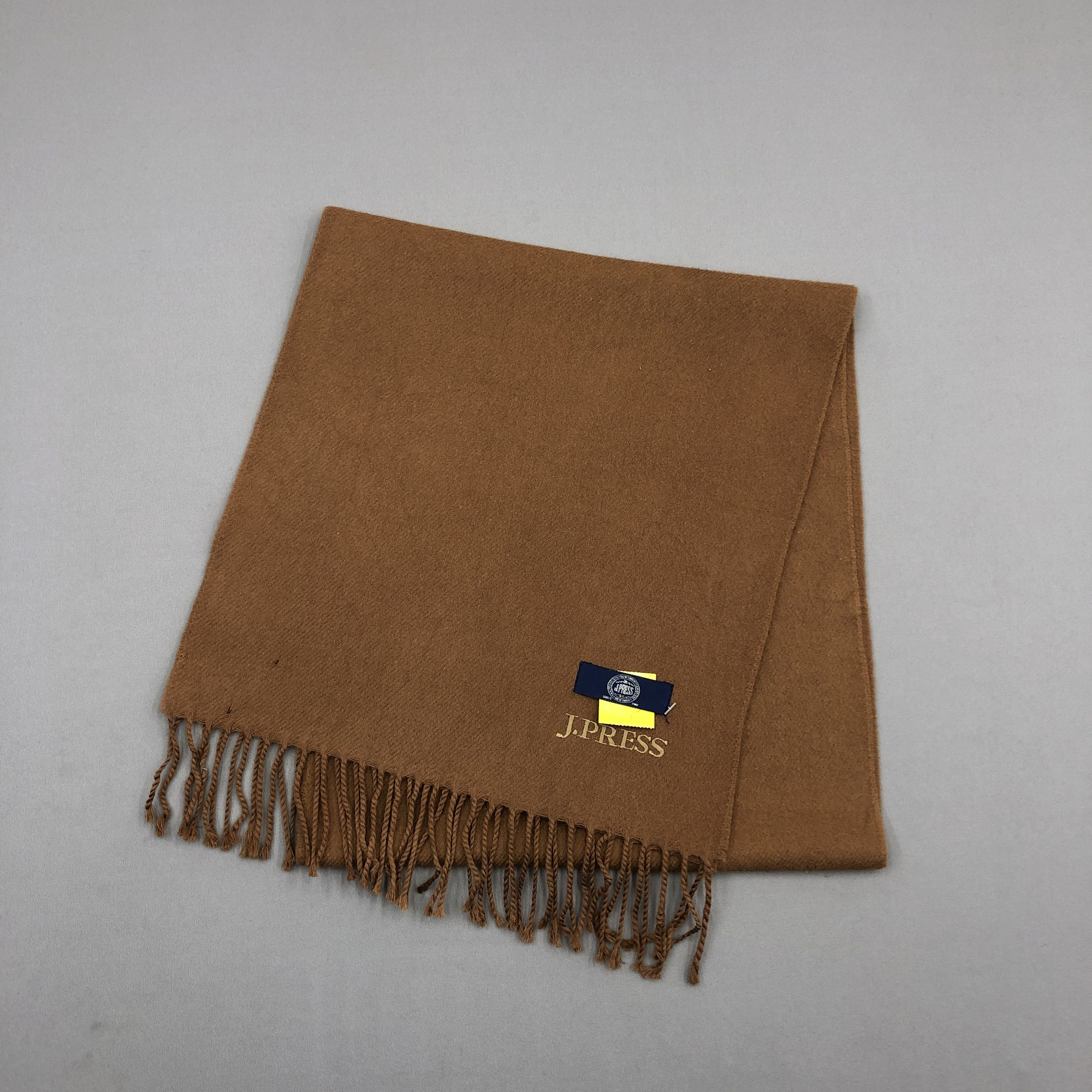 J. Press × Vintage Vintage J Press Scarf Muffler Wool Cashmere Scarves Size ONE SIZE - 2 Thumbnail