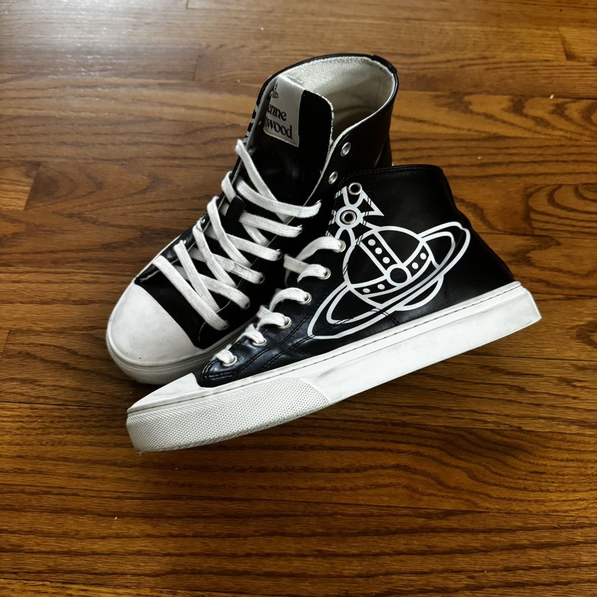 Vivienne Westwood Vivienne Westwood Plimsoll Hi-Top Sneakers Size US 7 / EU 40 - 3 Thumbnail