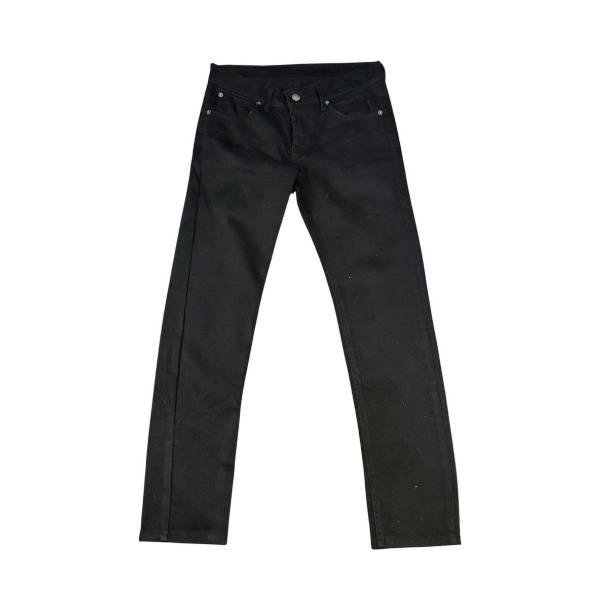 If Six Was Nine 🔥🇯🇵Japanese Archive Black Punk Cheap Monday Streetwear Denim Size US 30 / EU 46 - 2 Thumbnail