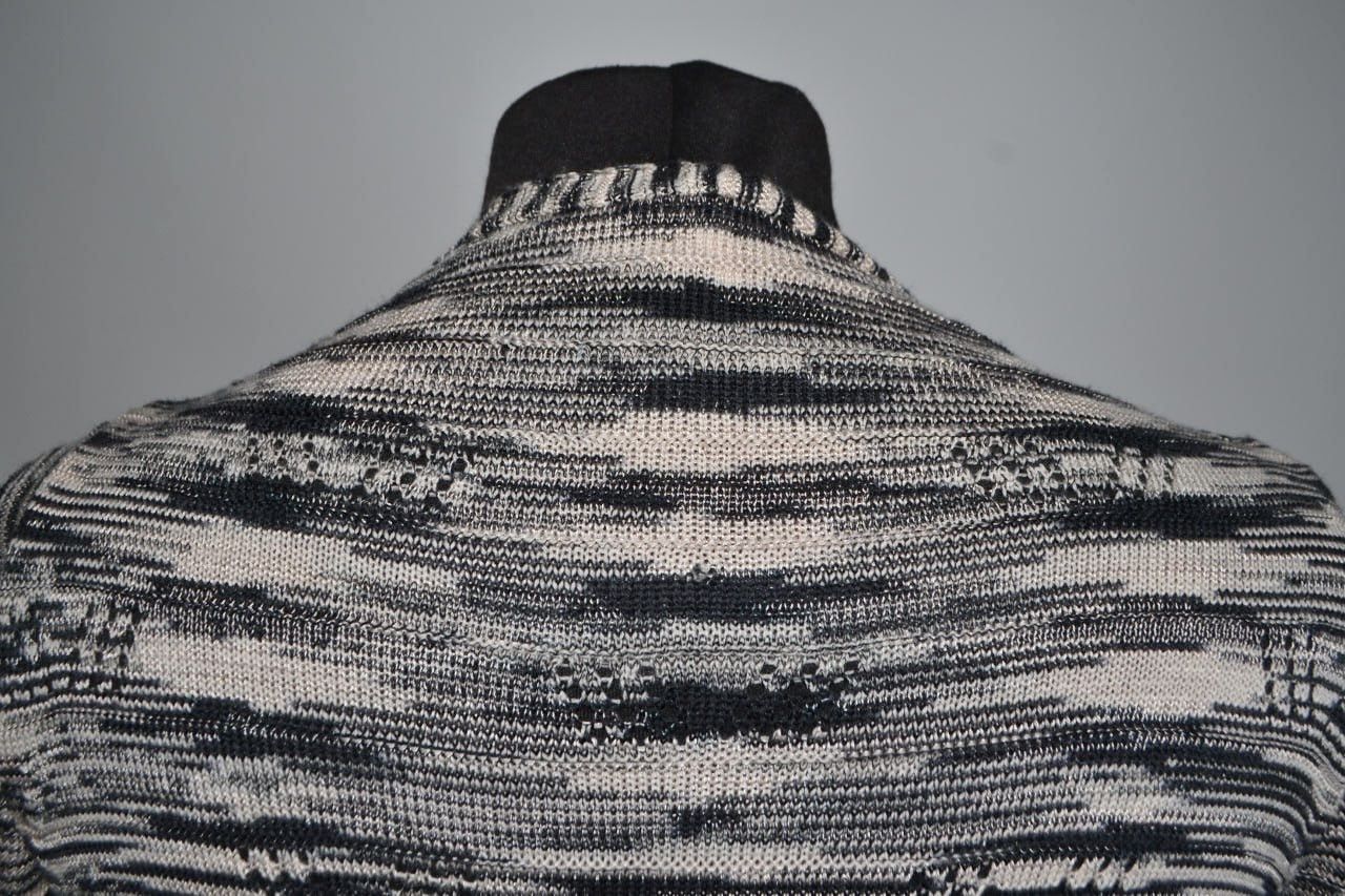 Missoni Missoni Crochet-knit Wide Sleeve Belted Cardigan Sweater Size S / US 4 / IT 40 - 9 Thumbnail