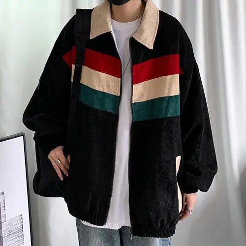 Other Stripe Work Jacket, Retro Vintage Style Size US M / EU 48-50 / 2 - 6 Thumbnail