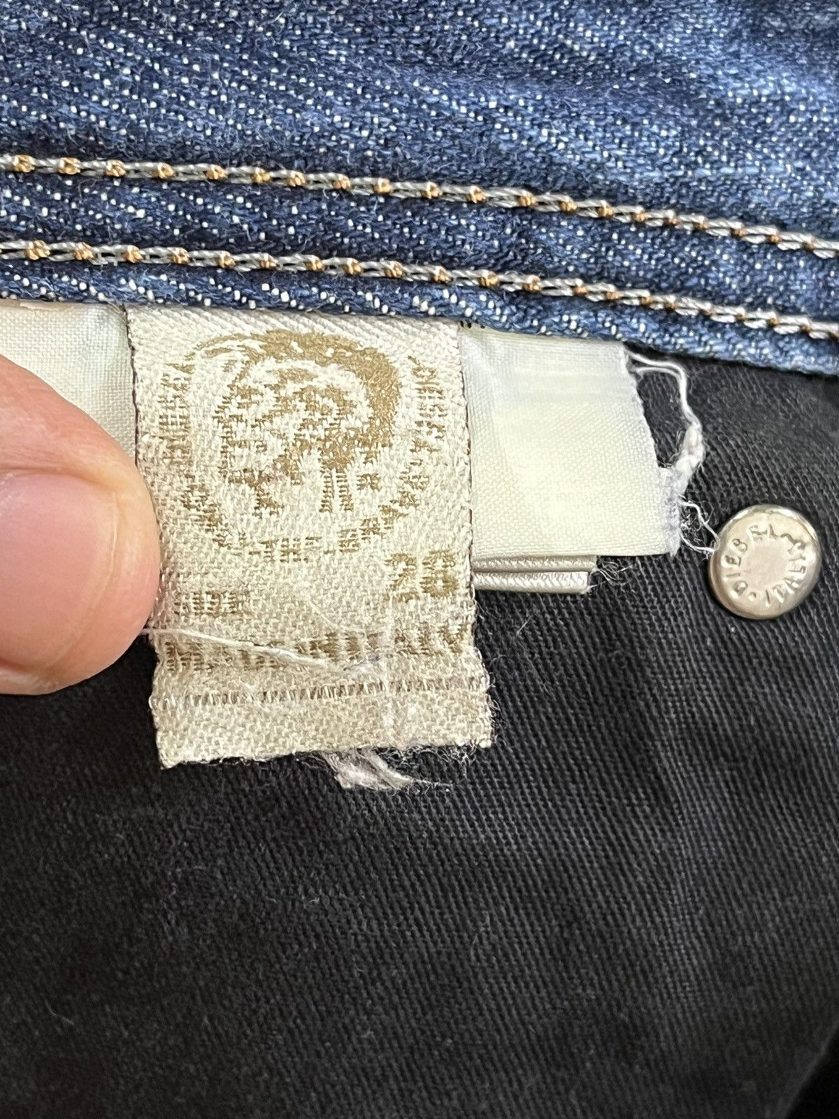 Diesel Vintage Diesel Zatiny Flare Faded Denim Size US 31 - 10 Thumbnail