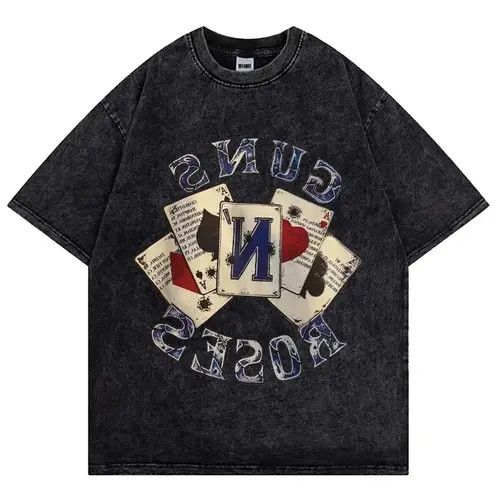 Japanese Brand Miyuki x moto Mens Vintage Washed Tshirt Playing Cards Size US M / EU 48-50 / 2 - 3 Thumbnail