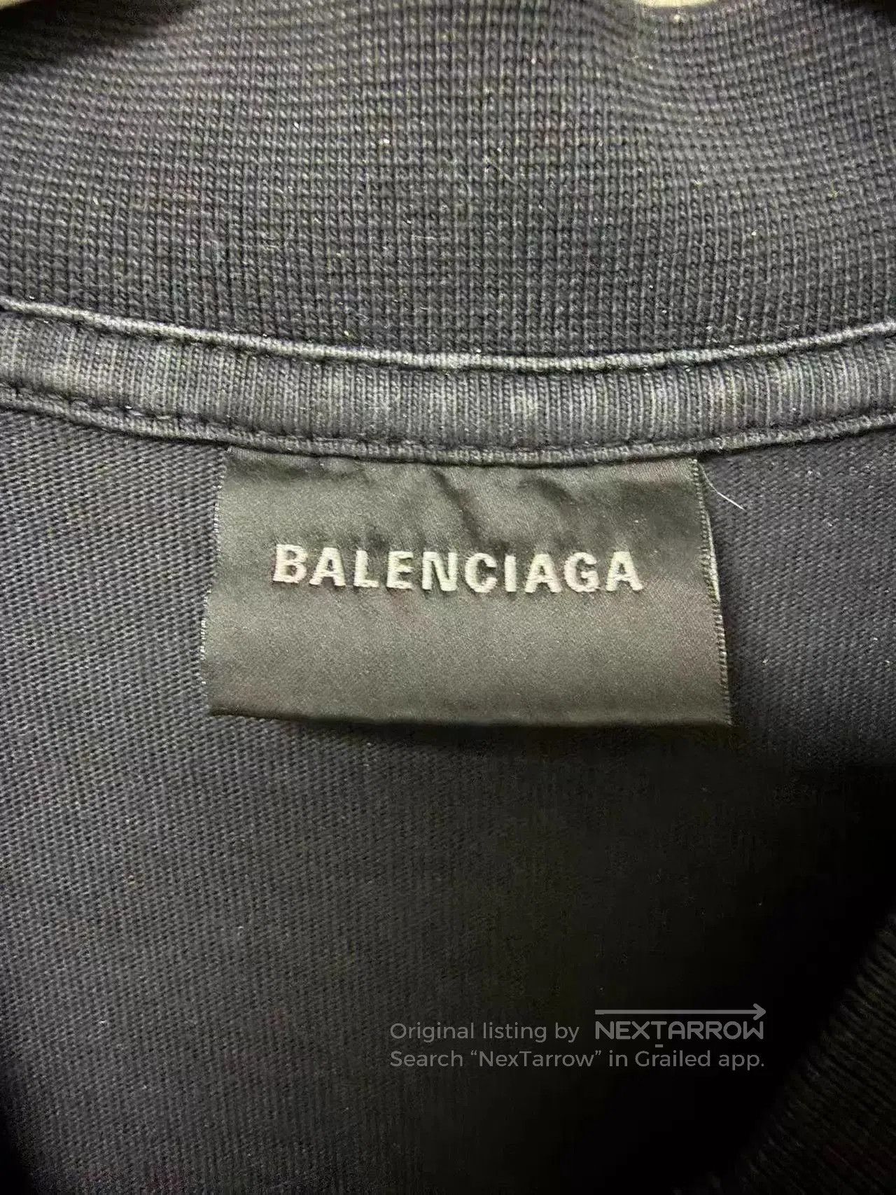Balenciaga Black Short Sleeve Graphic Shirt. Size US S / EU 44-46 / 1 - 3 Thumbnail