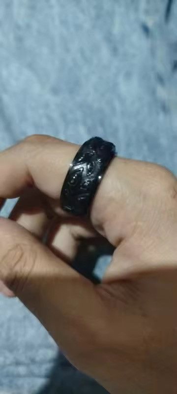 Jewelry Silver Color The Eyes Engraved Ring (Size 7-11 ) Size ONE SIZE - 4 Thumbnail