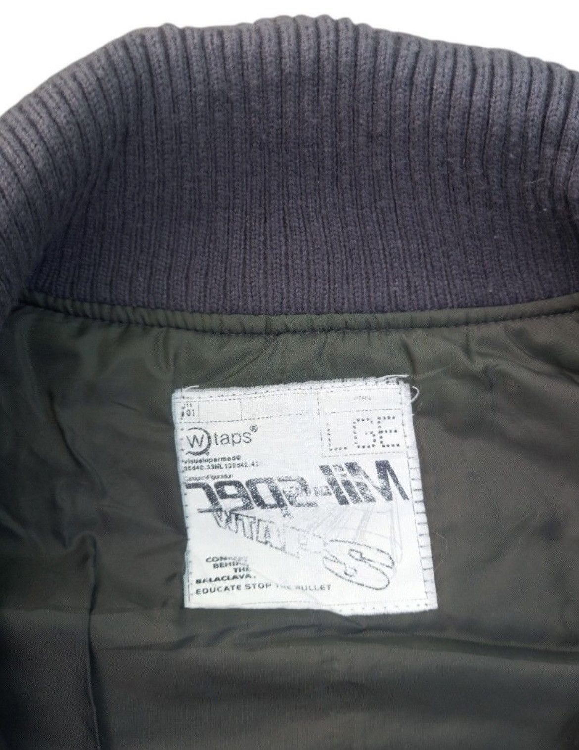 Japanese Brand Bomber Jacket Wtaps Vtg Size US L / EU 52-54 / 3 - 5 Thumbnail