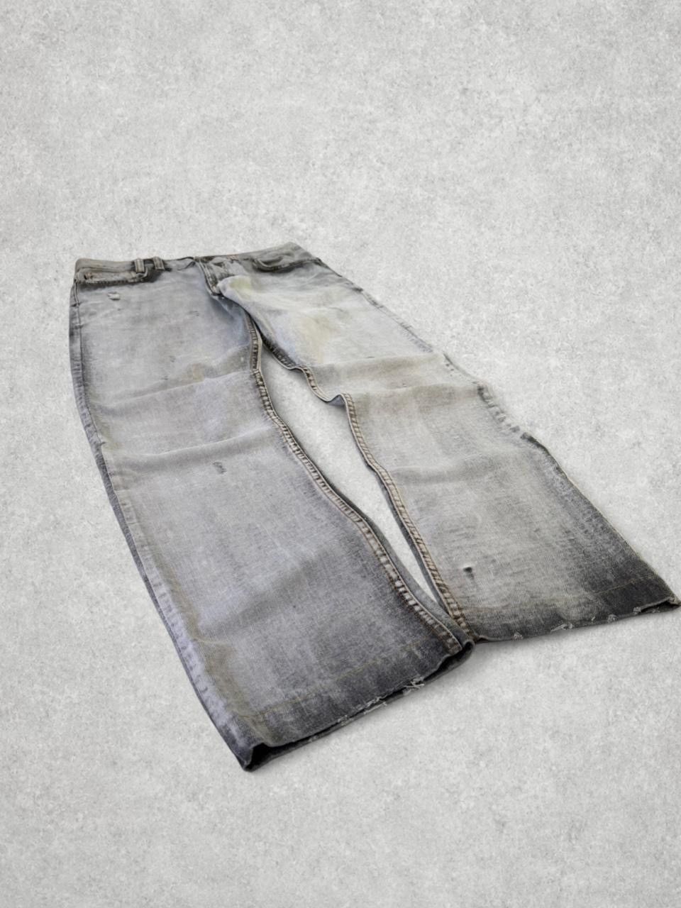 Just Cavalli 2000s Just Cavalli Black And Grey Jeans Size US 33 - 3 Thumbnail