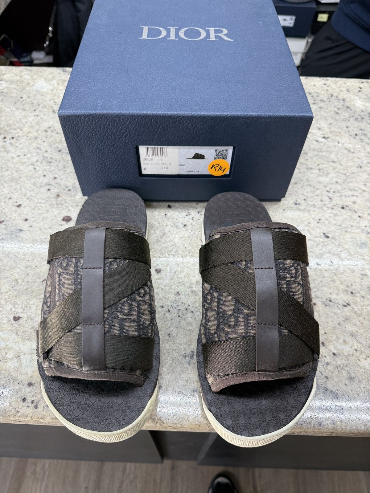 Dior Christian Dior Brown Sandles Size US 7 / EU 40 - 1 Thumbnail