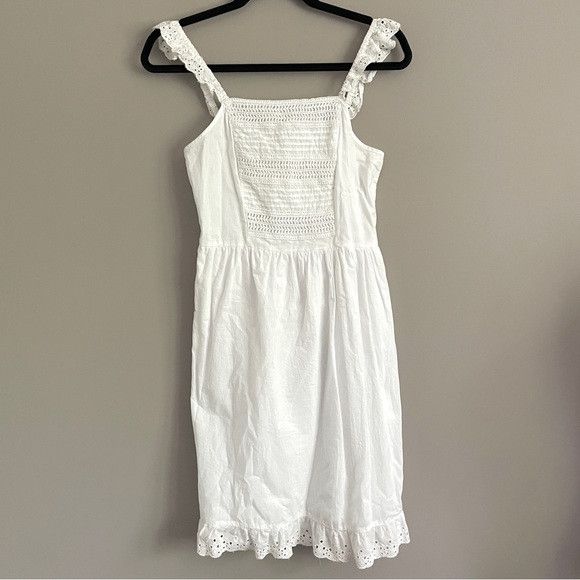 Other White Embroidered Indian Cotton Sleeveless Dress - Small Size S / US 4 / IT 40 - 10 Thumbnail