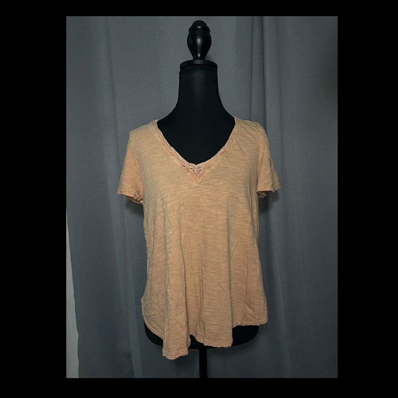 Nordstrom Altar'd State Tan Relaxed Short Sleeve T-Shirt Size S / US 4 / IT 40 - 2 Thumbnail