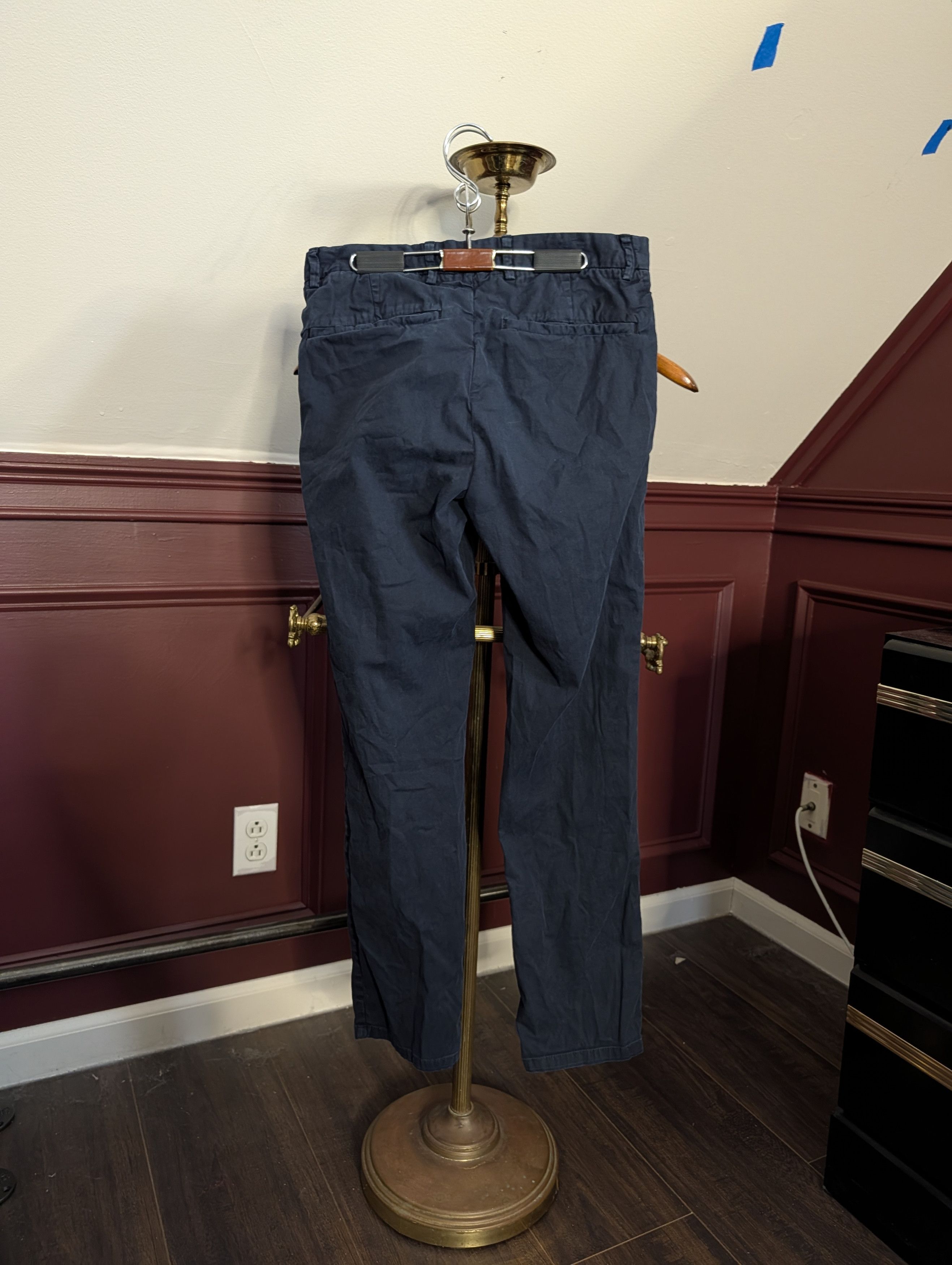 Theory Navy blue SOFT cotton chino pants 28.75" waist Size US 28 / EU 44 - 6 Thumbnail