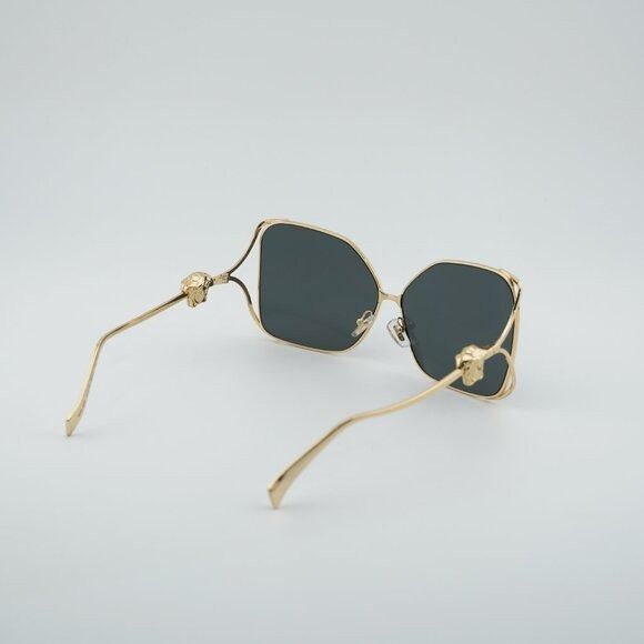 Versace Versace VE2288 100287 Sunglasses Gold Square Frame Size ONE SIZE - 4 Thumbnail