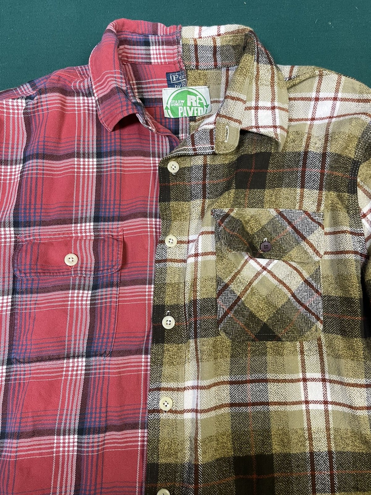 Polo Ralph Lauren Polo Ralph Lauren x Re-Paved Cut & Sew Patchwork Flannel XL Size US XL / EU 56 / 4 - 2 Thumbnail
