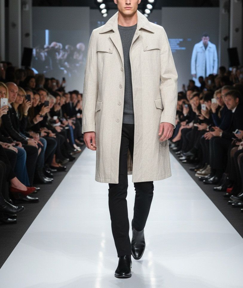 Tornado Mart ❗FINAL DROP❗TORNADO MART POLYSTER TRENCH COAT Size US L / EU 52-54 / 3 - 1 Thumbnail
