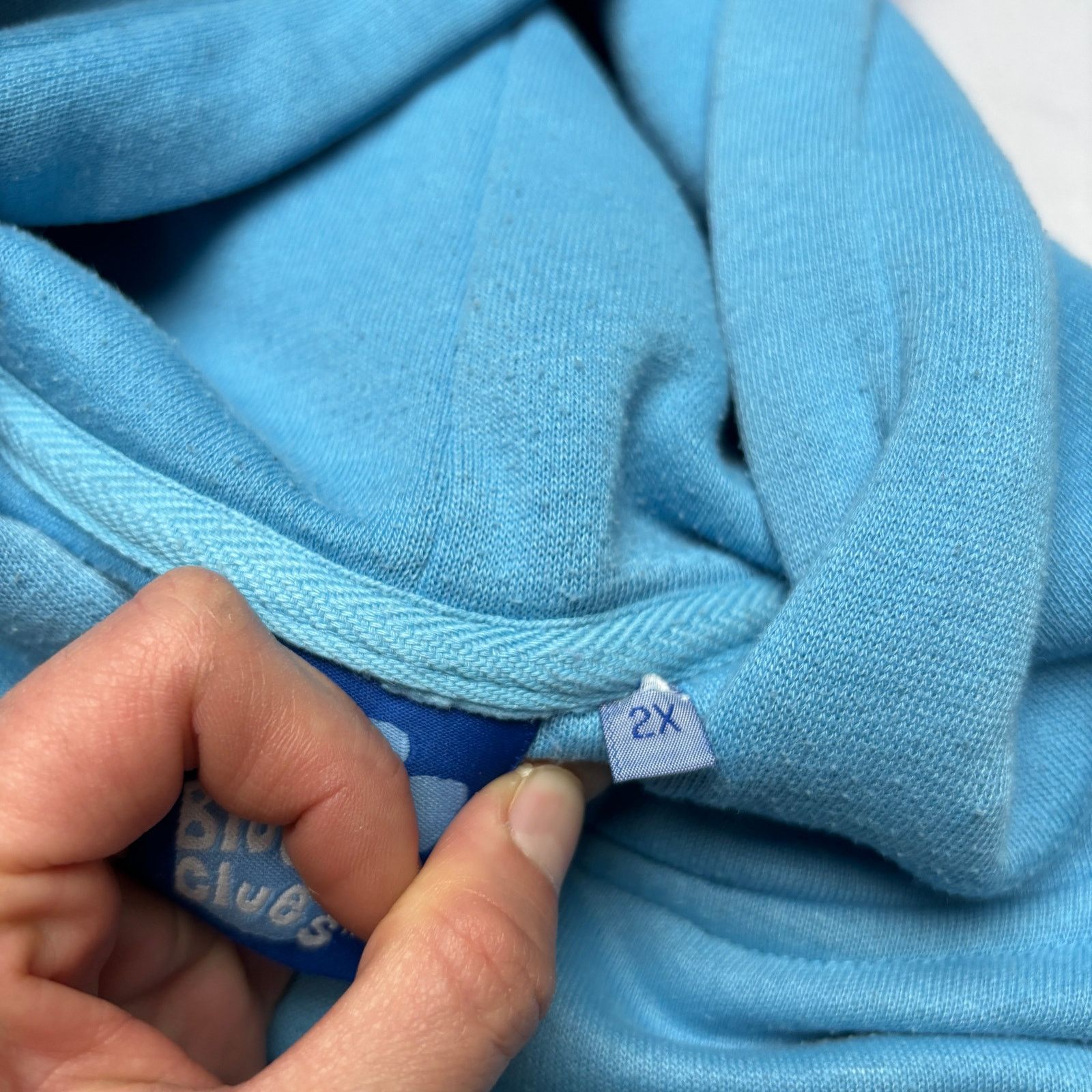 Vintage Vintage 2001 Blues Clues Hoodie Ears Kidcore 2XL RARE Size US XXL / EU 58 / 5 - 6 Thumbnail