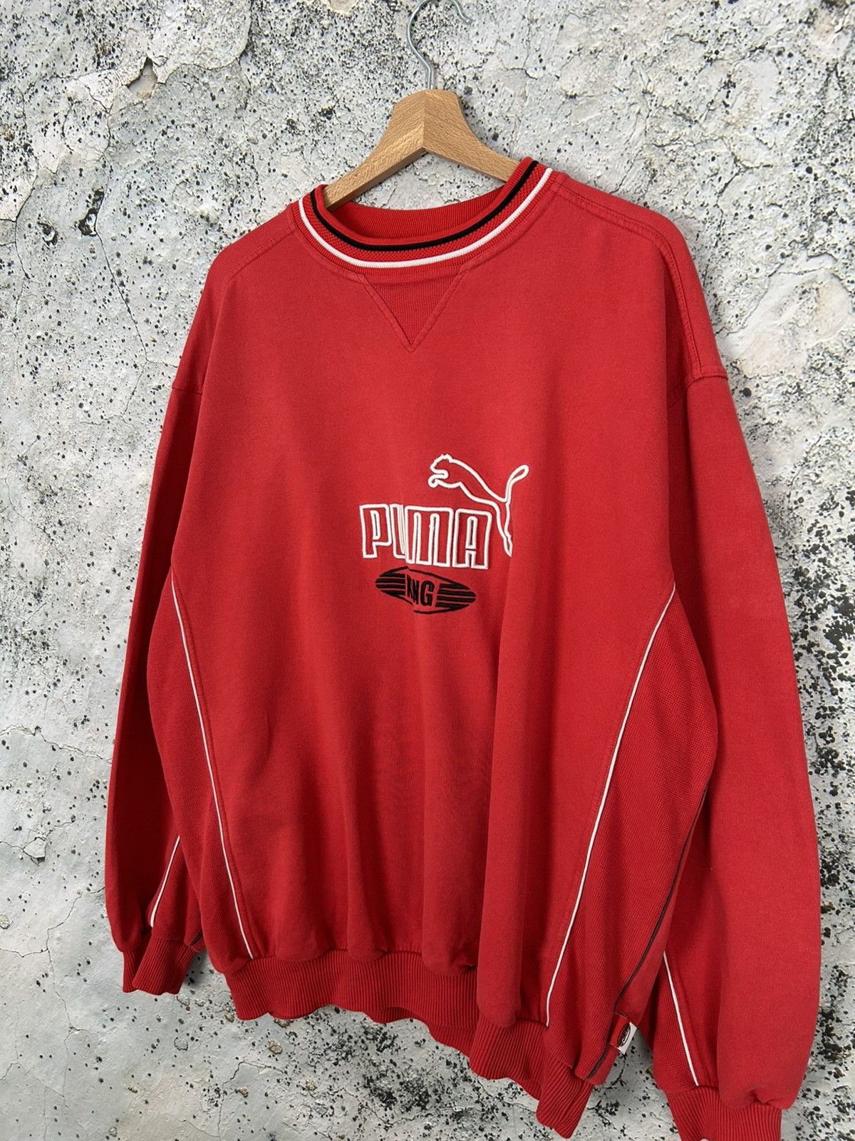 Vintage Vintage Puma Streetwear Boxy Baggy Crewneck Rap Football 90s Size US XL / EU 56 / 4 - 2 Thumbnail