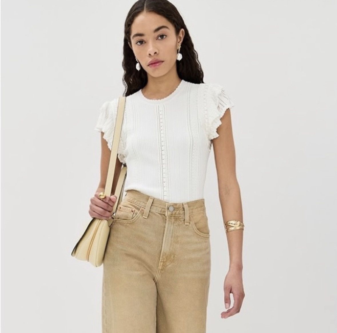 Ulla Johnson Ulla Johnson Giulia Ruffle Top Pristine Size Medium Size M / US 6-8 / IT 42-44 - 1 Thumbnail