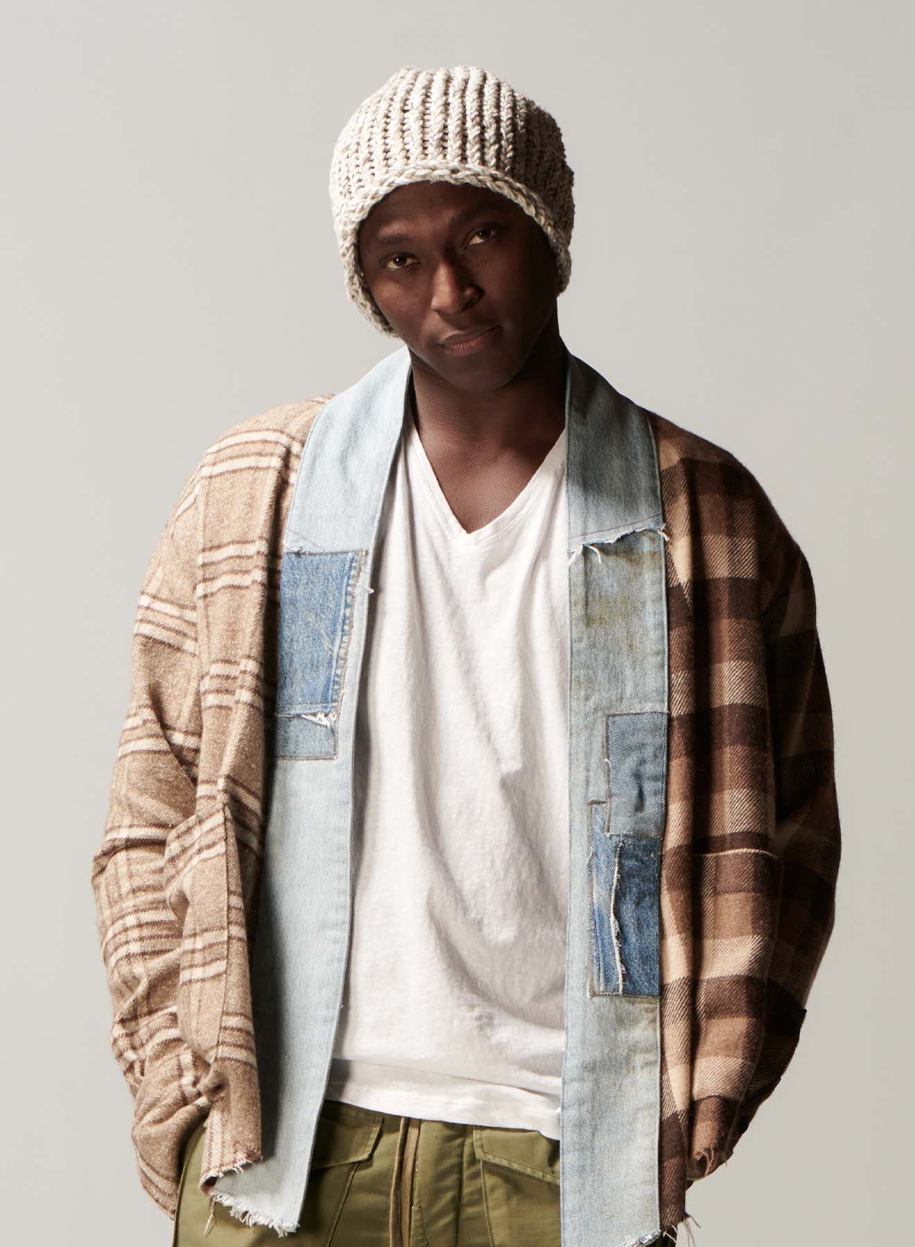 Greg Lauren Greg Lauren Brown Split GL 1 Kimono Jacket Size US S / EU 44-46 / 1 - 5 Thumbnail
