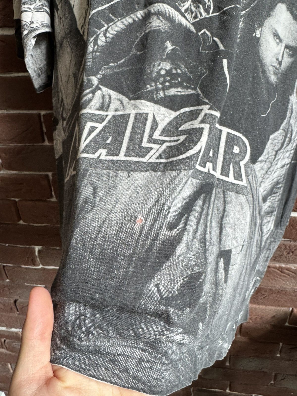 Band Tees Metallica Heavy Metal Band 90s Vintage T-Shirt Faded L Black Size US L / EU 52-54 / 3 - 8 Thumbnail