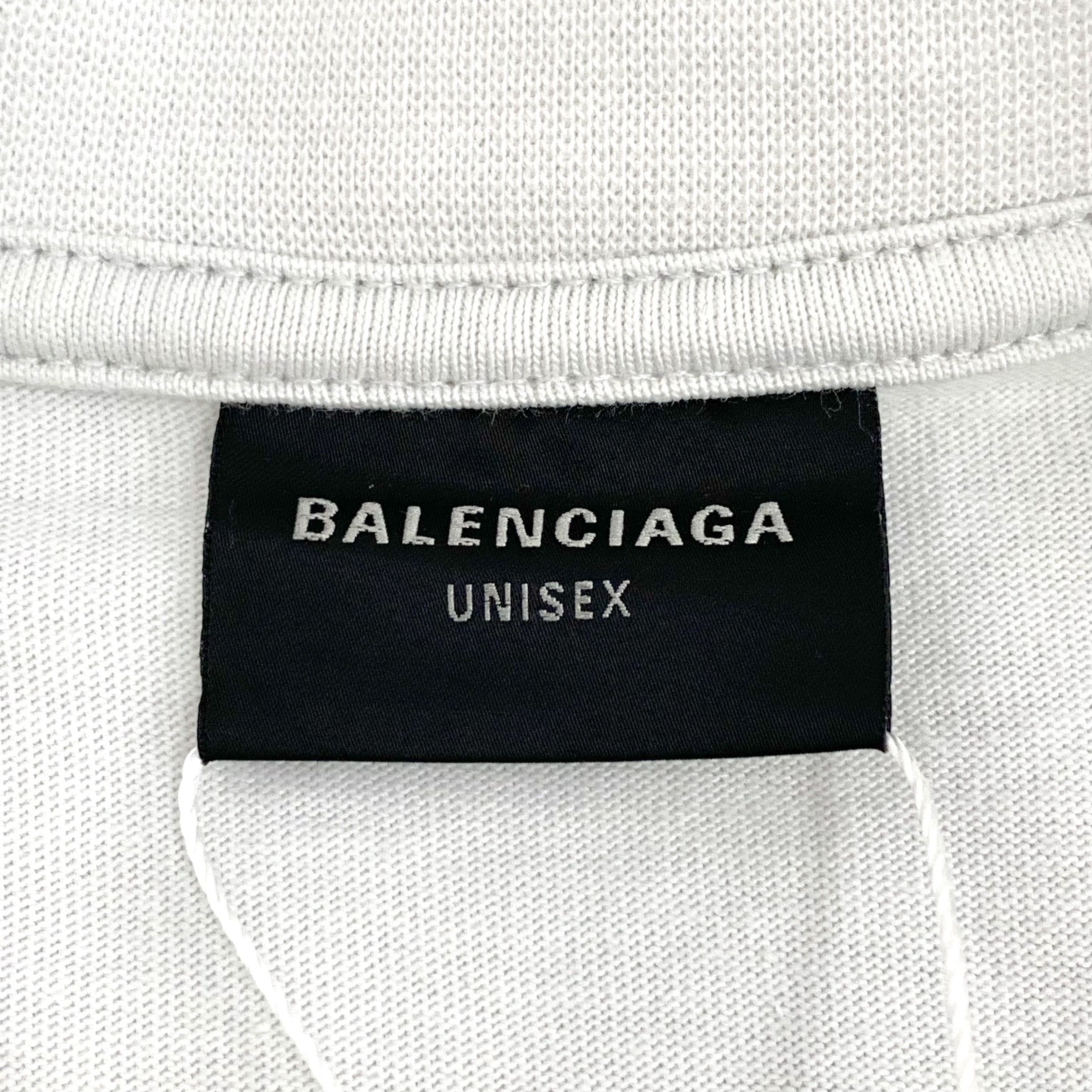 Balenciaga Balenciaga Logo T-Shirt White (M) Size US M / EU 48-50 / 2 - 5 Thumbnail