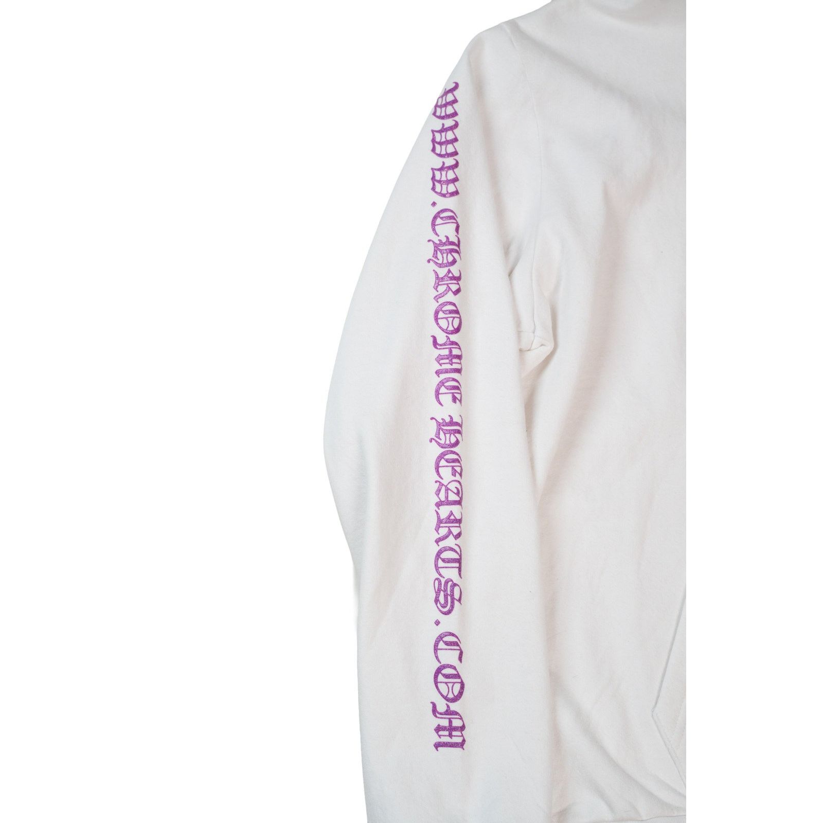 Chrome Hearts Purple Glitter Horseshoe Hoodie White Size US XL / EU 56 / 4 - 3 Thumbnail