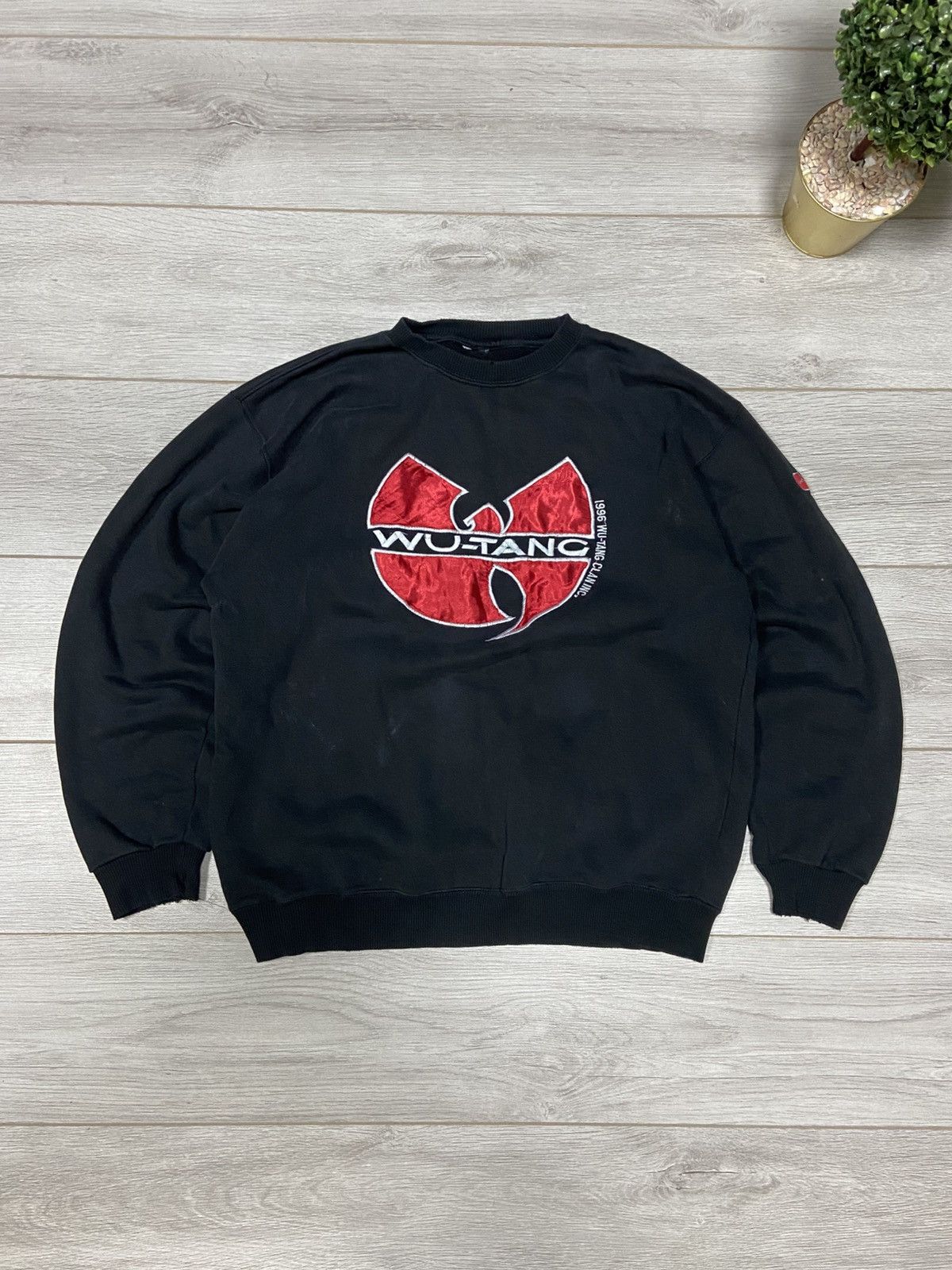 Wu-Tang Clan Wu tang clan vintage distressed baggy sweatshirt big logo Size US XL / EU 56 / 4 - 1 Thumbnail