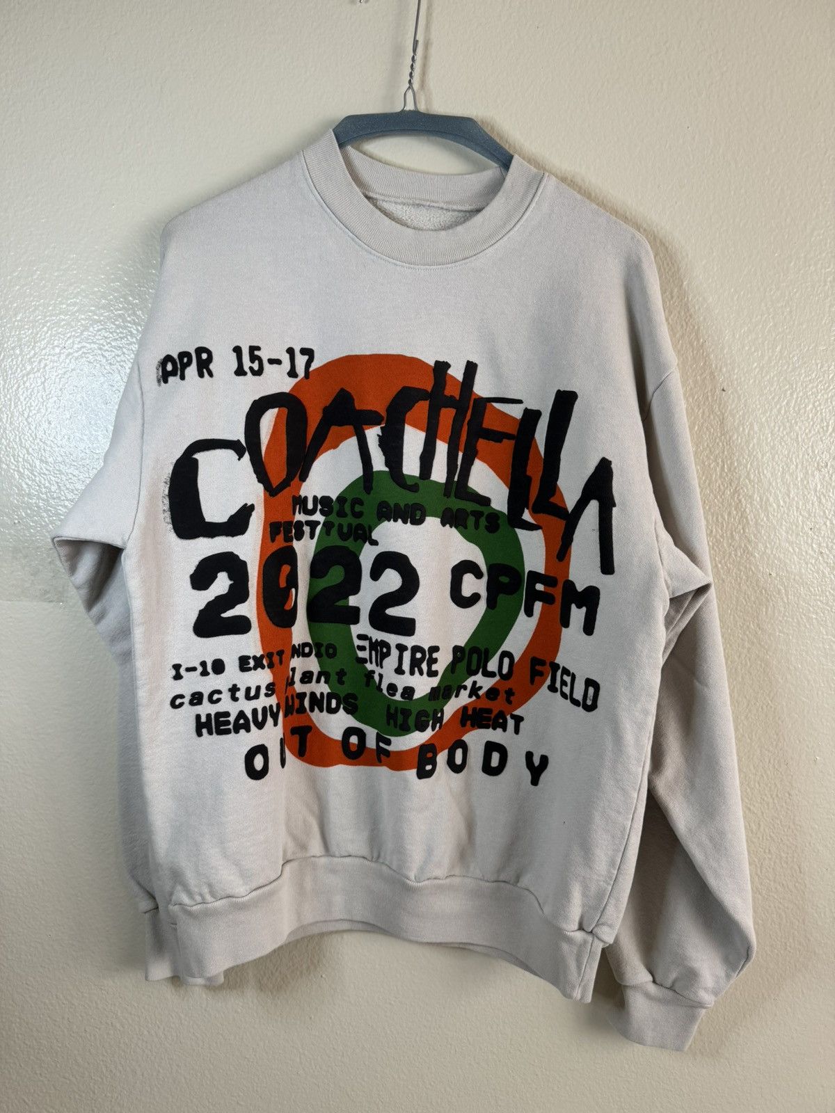 Cactus Plant Flea Market × Coachella Cpfm x Coachella crewneck Size US S / EU 44-46 / 1 - 1 Thumbnail