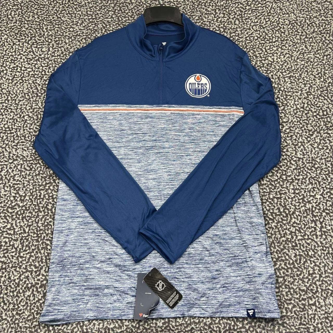 Other Edmonton Oilers Shirt Men Fanatics Long Sleeve Quarter Zip L Size US L / EU 52-54 / 3 - 1 Thumbnail