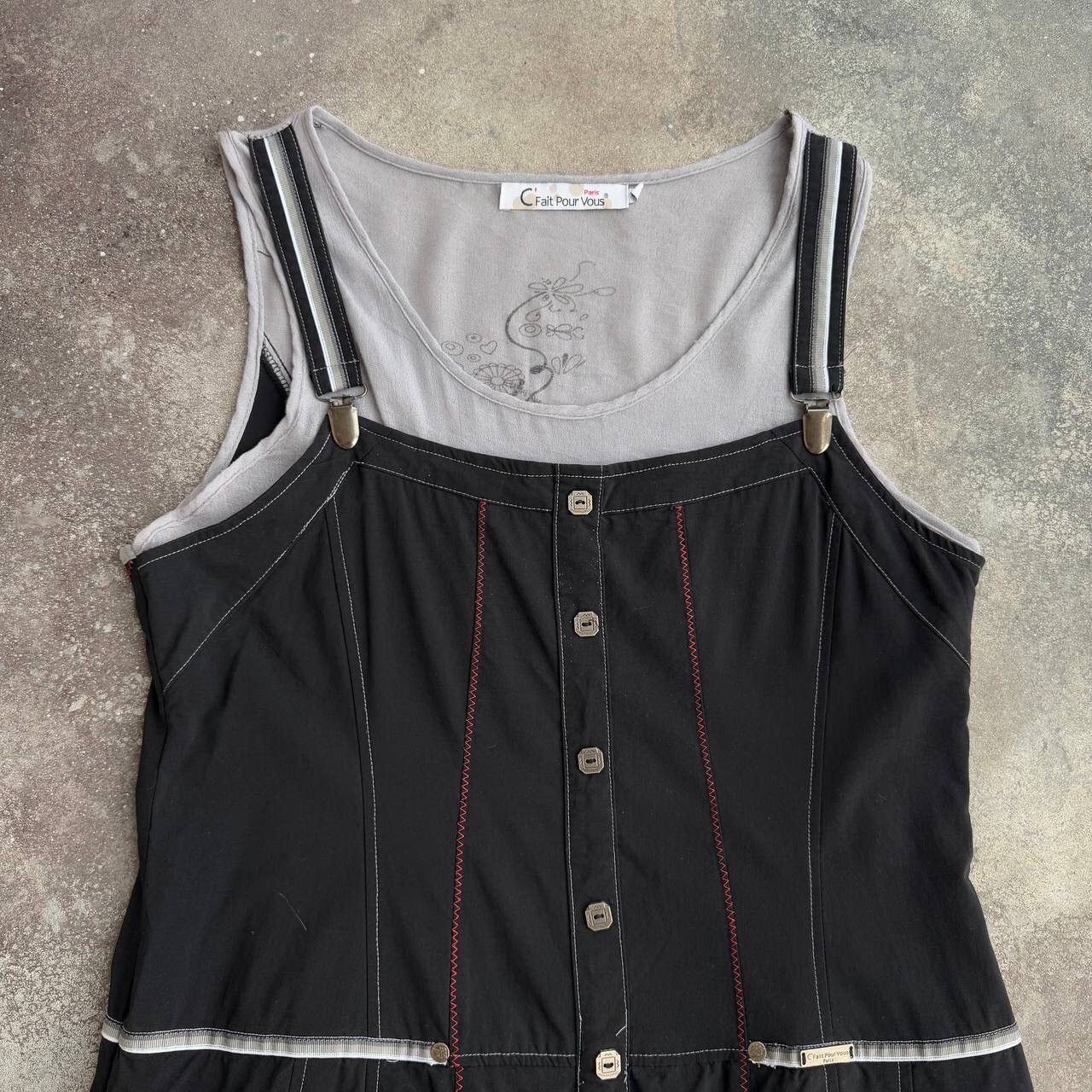 Hysteric Glamour × Vintage Amazing Vintage Avant Garde Gothic Pleated Dress Size M / US 6-8 / IT 42-44 - 4 Thumbnail
