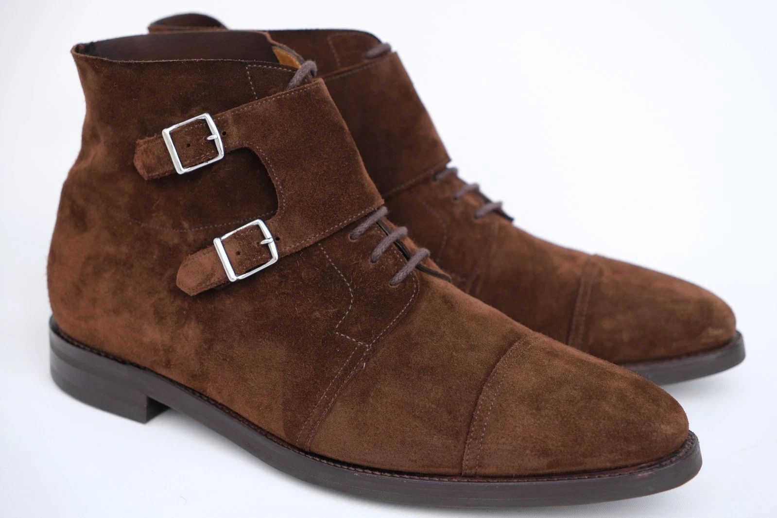 John Lobb Mint John Lobb Pearson Brown Suede EU 44.5 UK 10.5 / US 11.5 Size US 11.5 / EU 44-45 - 1 Thumbnail