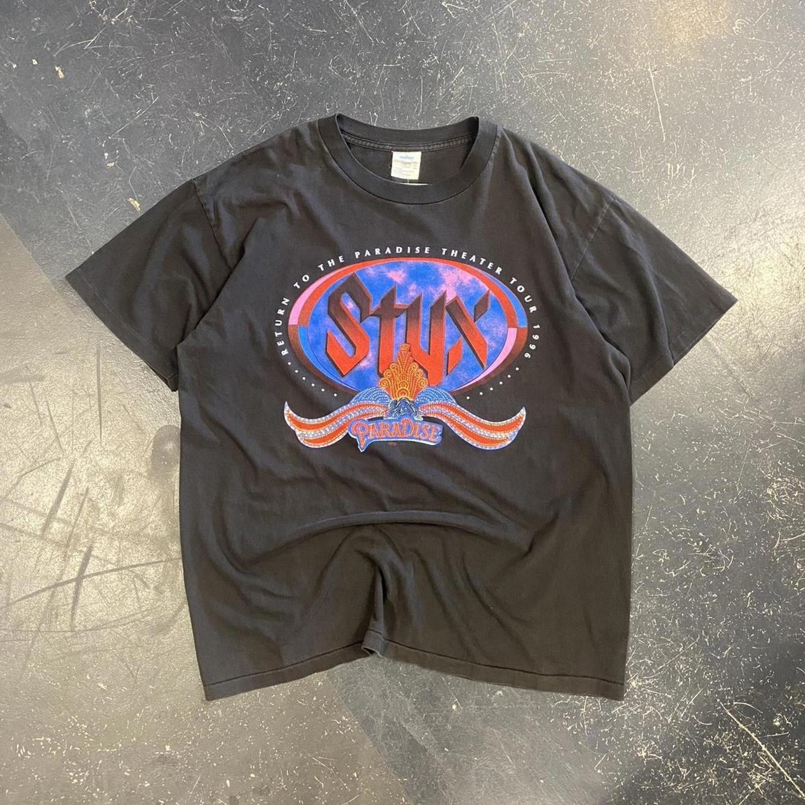 Band Tees Vintage 1996 Styx Paradise Theatre Tour Tee Size US XL / EU 56 / 4 - 1 Thumbnail