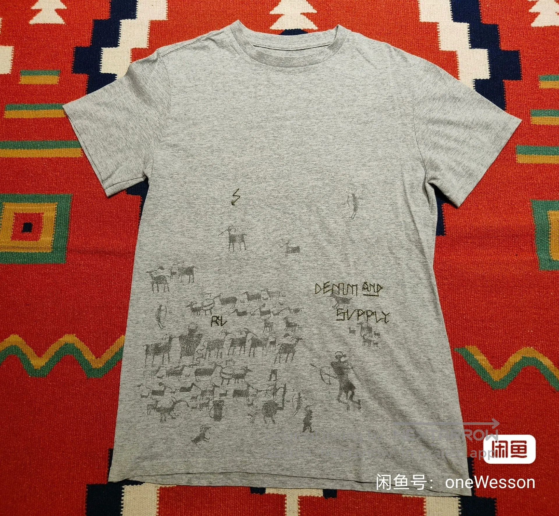 RRL Ralph Lauren Ralph Lauren Indian Hunting Graphic Tee. Size US S / EU 44-46 / 1 - 1 Thumbnail