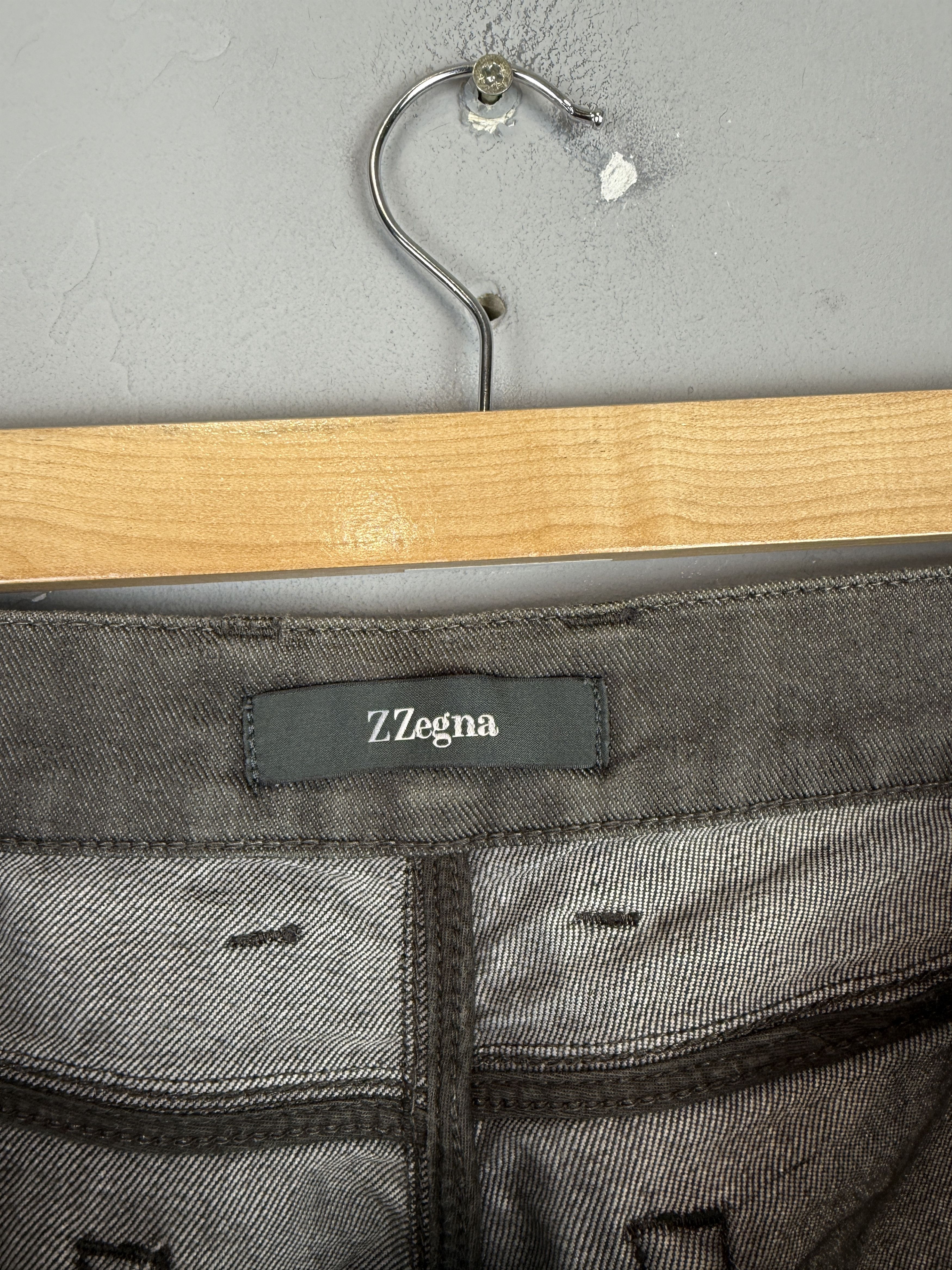 Ermenegildo Zegna Z Zegna Jeans Slim Fit Regular Rise Brown Trouser Size US 34 / EU 50 - 8 Thumbnail